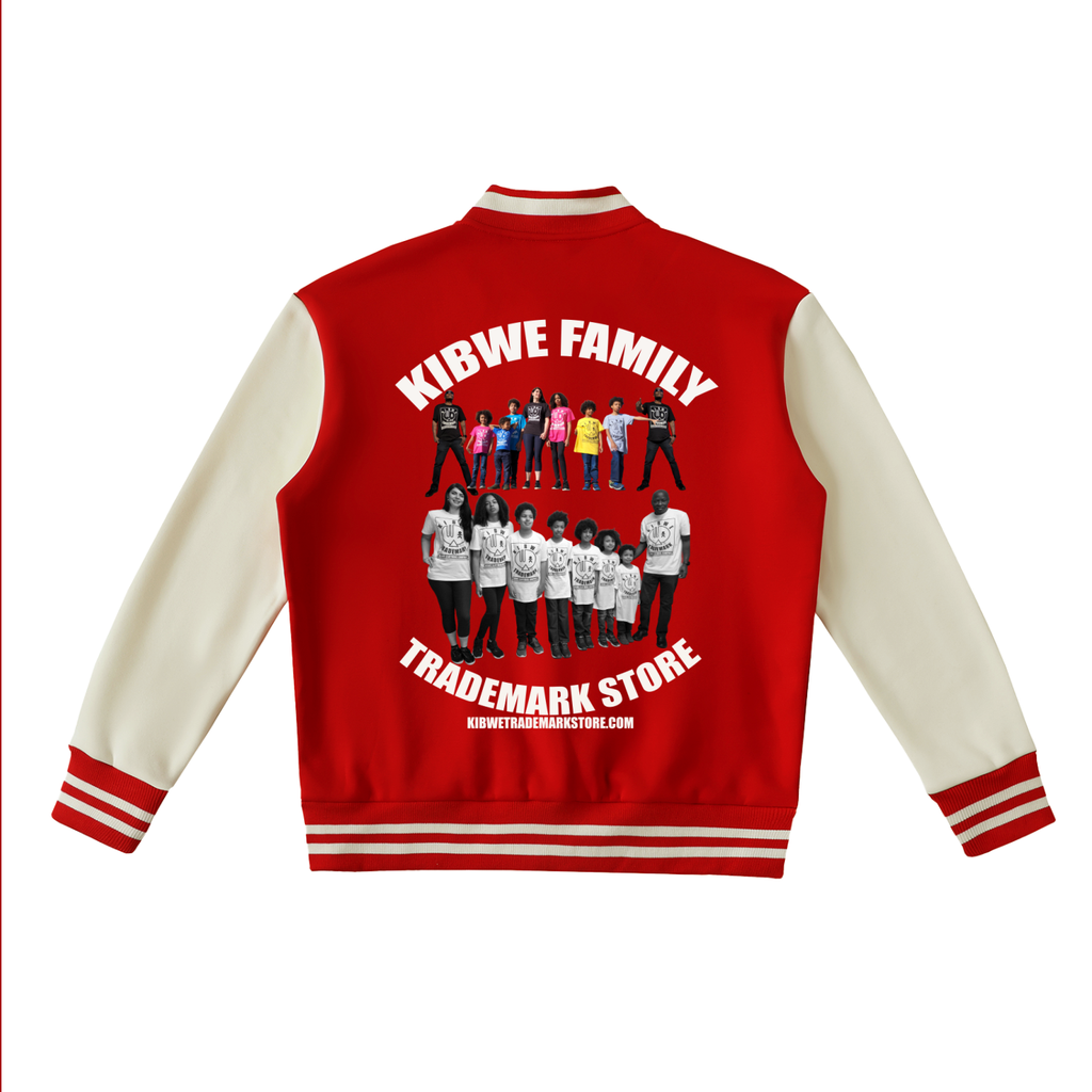 Two-Tone Fleeced Varsity Jacket