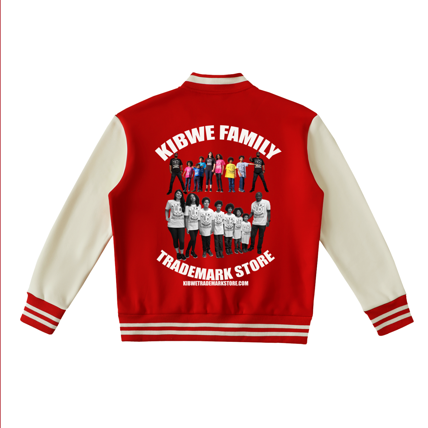 Two-Tone Fleeced Varsity Jacket