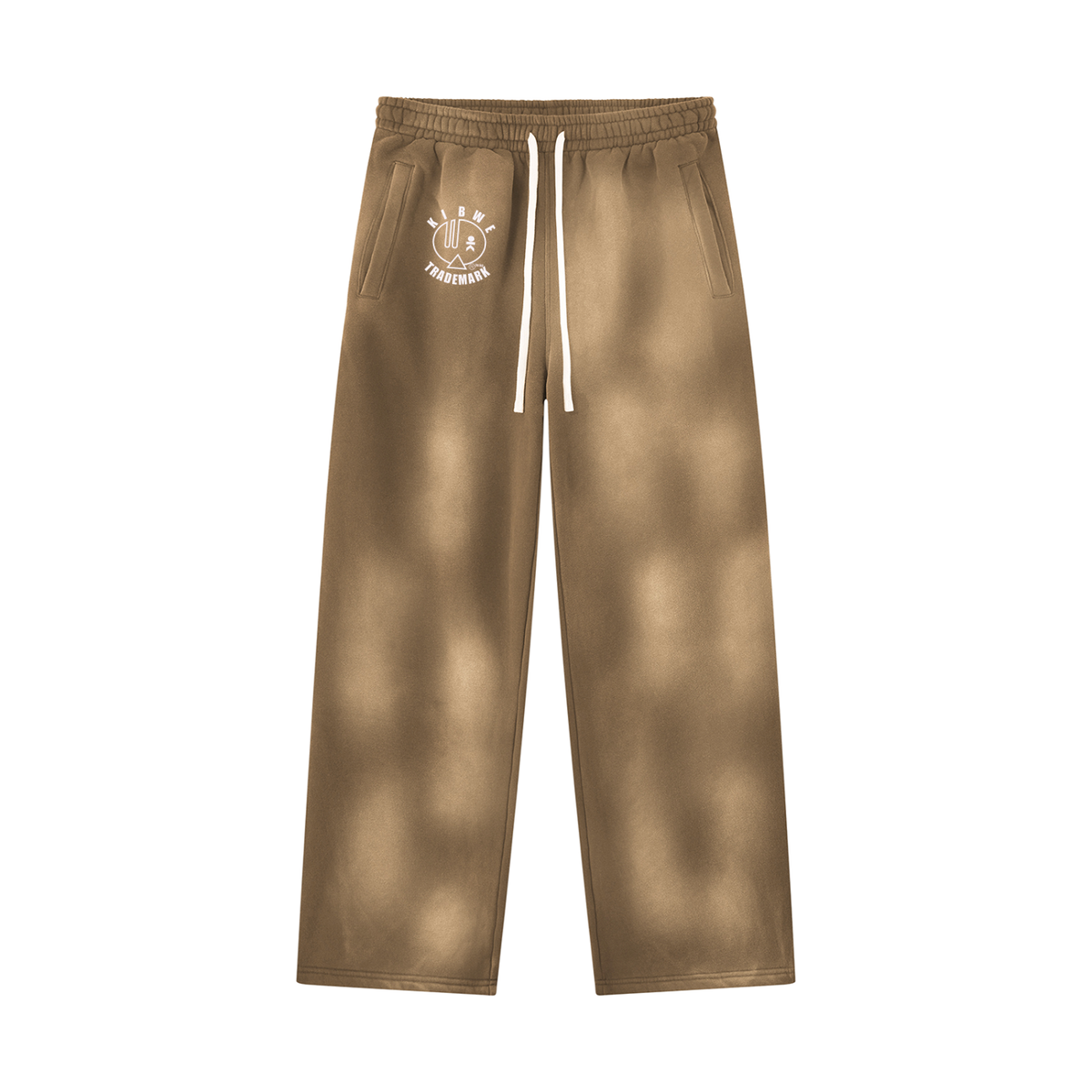 Unisex Sunfade Wide Leg Fleece Sweatpants