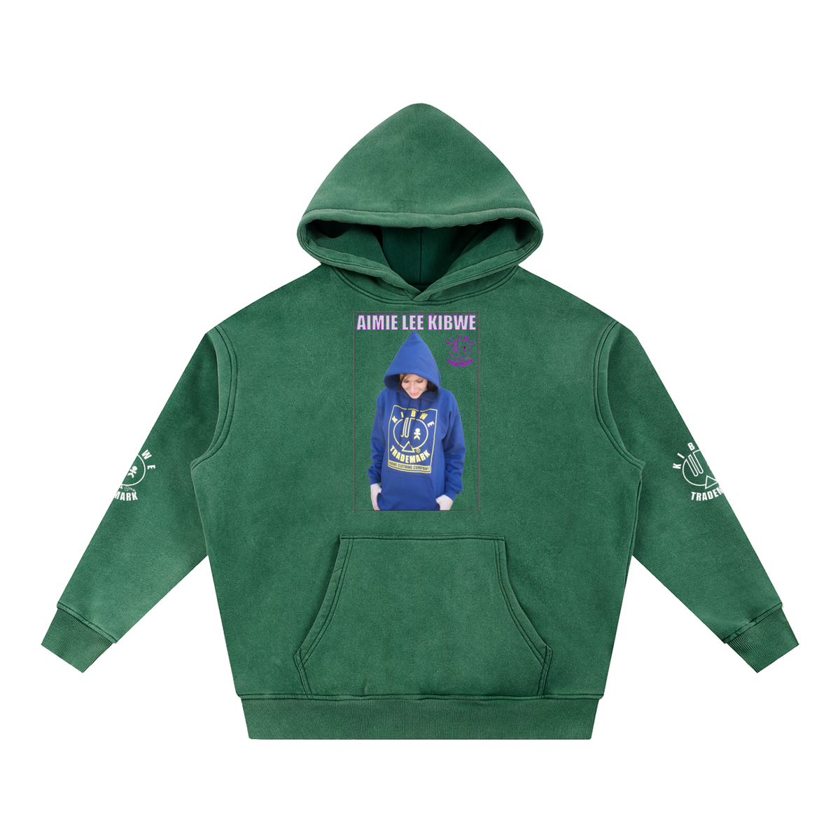 Snow Wash Fleece Oversize Hoodie