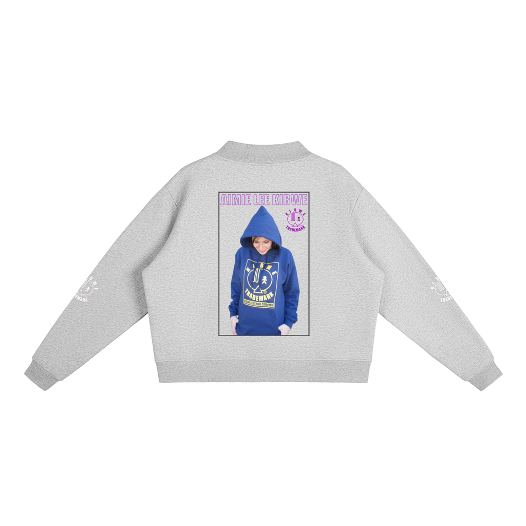 Essential Fleece Mock-Neck Crew Sweatshirt