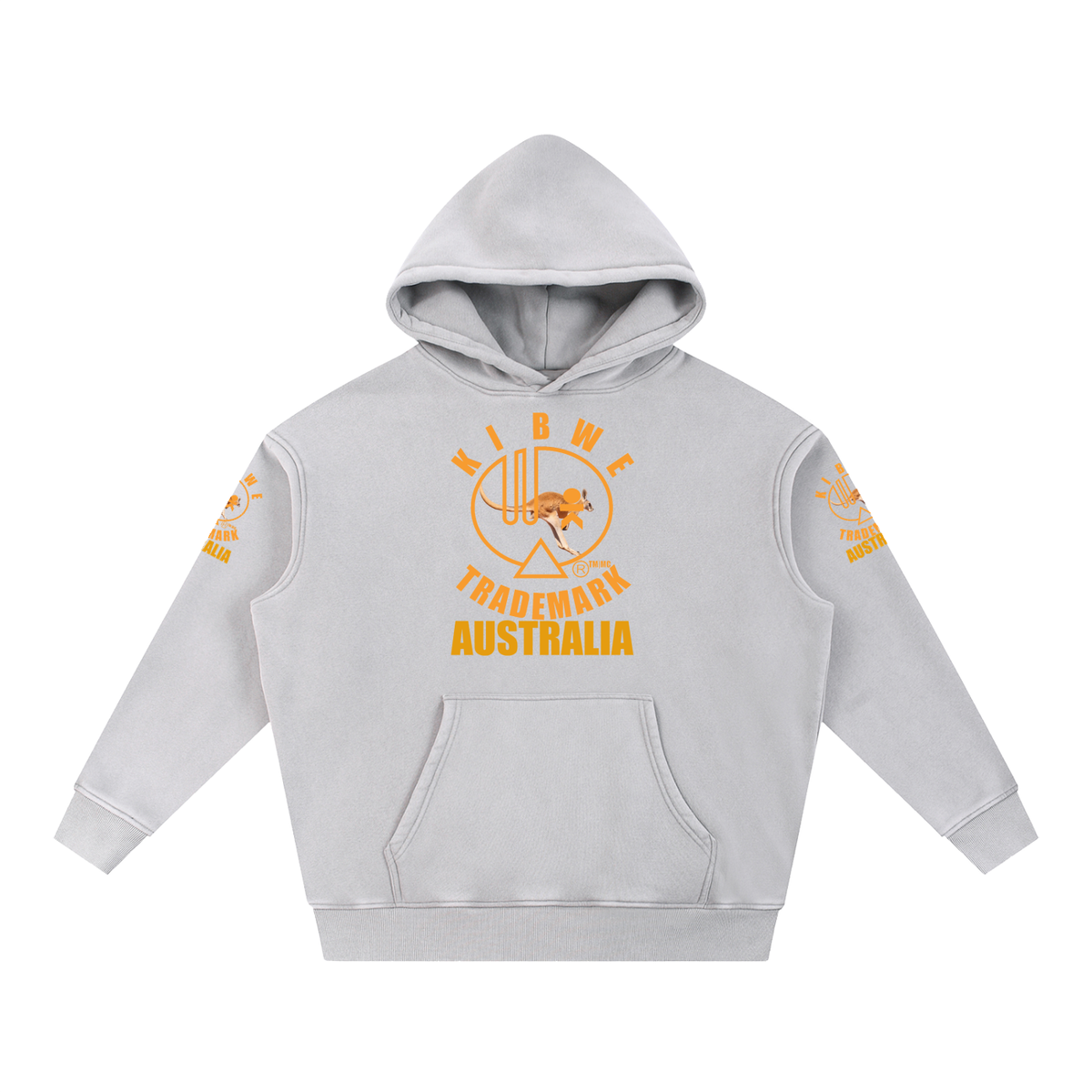Snow Wash Fleece Oversize Hoodie