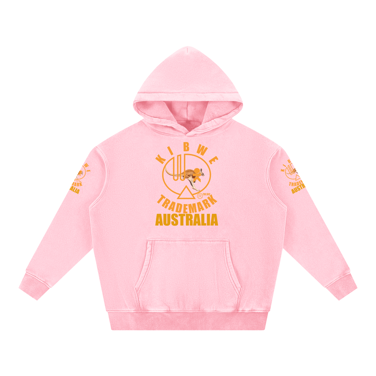 Snow Wash Fleece Oversize Hoodie