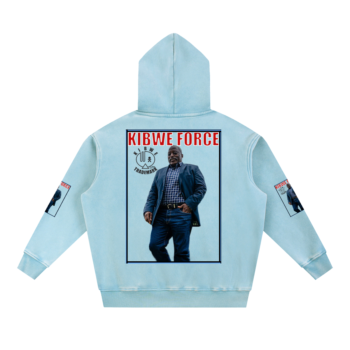 Snow Wash Fleece Oversize Hoodie