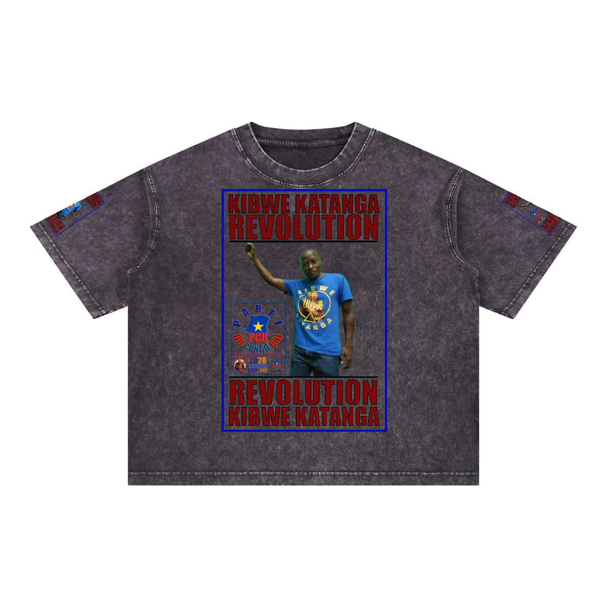 Mineral Wash Boxy Cotton T-Shirt