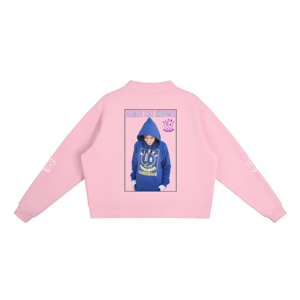 Essential Fleece Mock-Neck Crew Sweatshirt