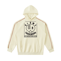 Contrast Piping Raglan Hoodie