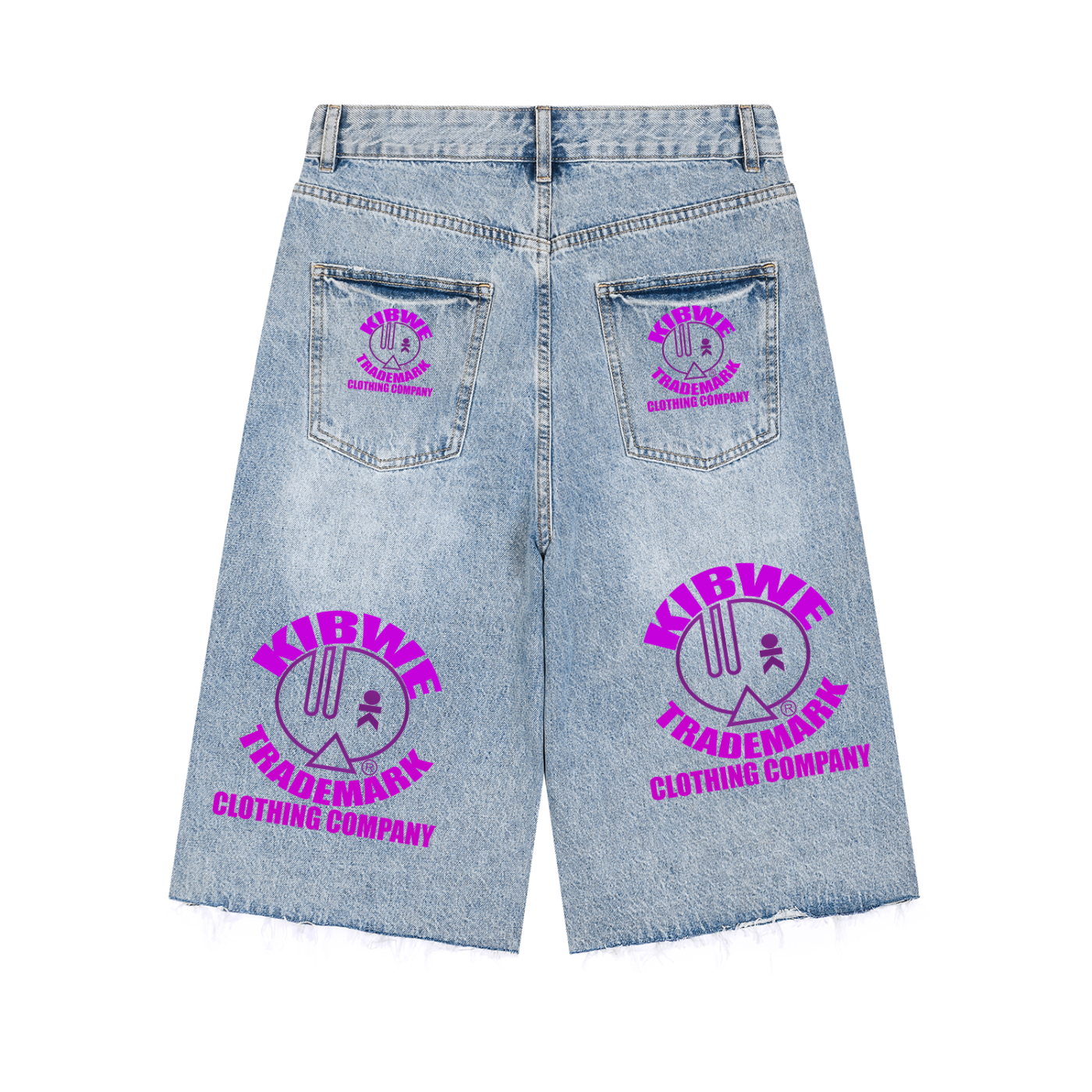 Men’s Vintage Wide Leg Denim Shorts