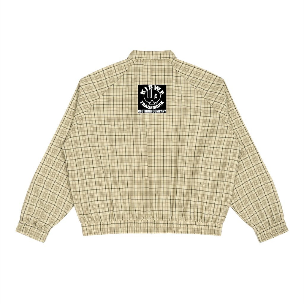 Unisex Plaid Full-Zip Track Jacket