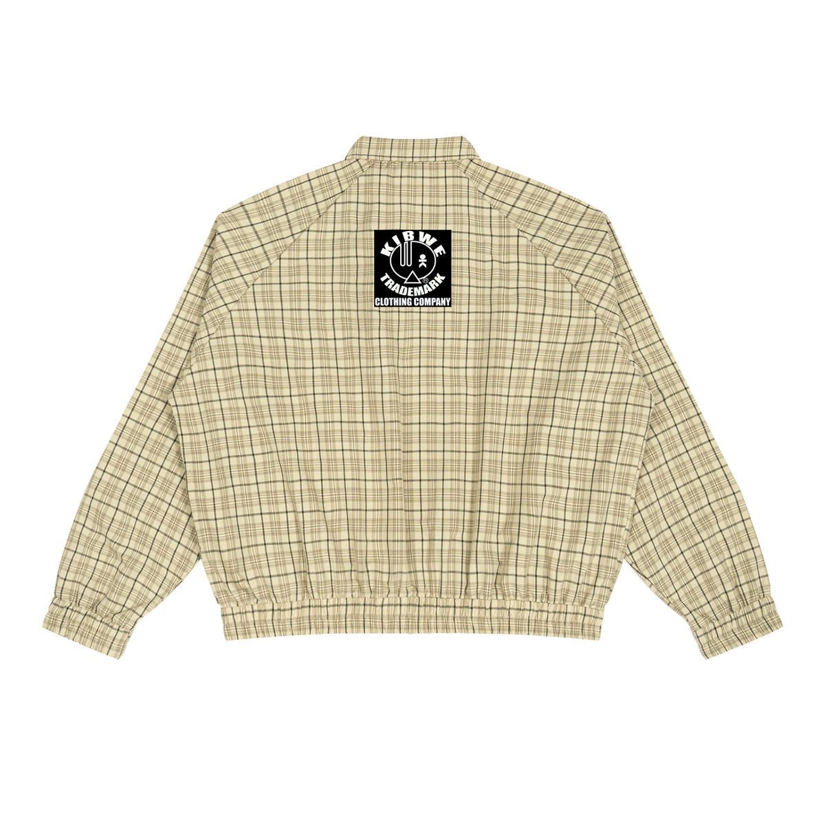 Unisex Plaid Full-Zip Track Jacket