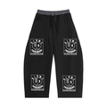 Plaid Waistband Barrel Sweatpants