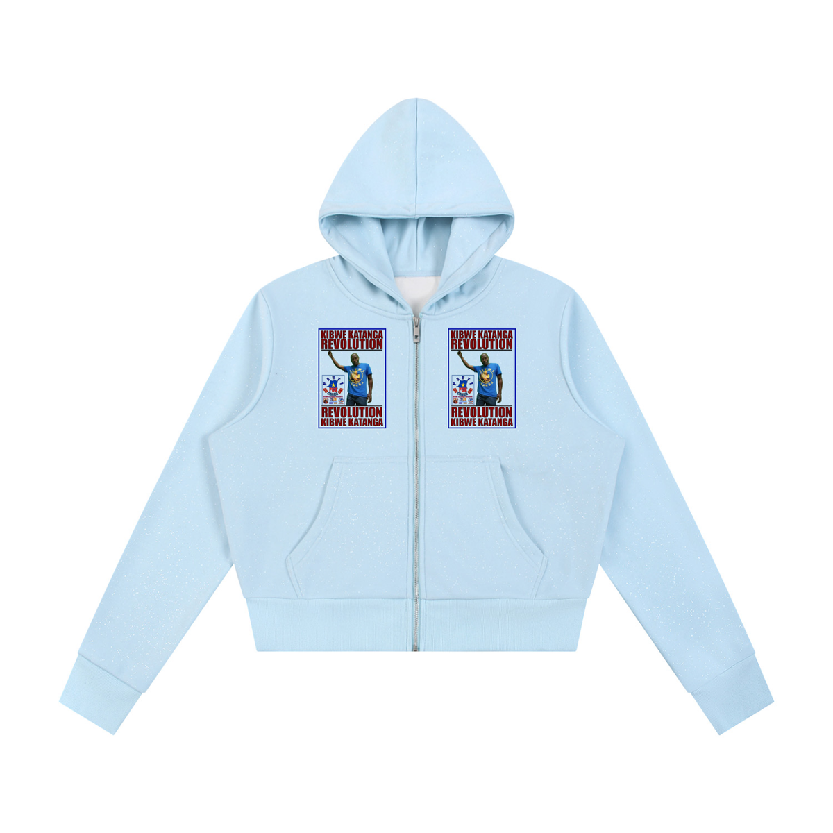 Women's Sparkles Fleece Full Zip Hoodie