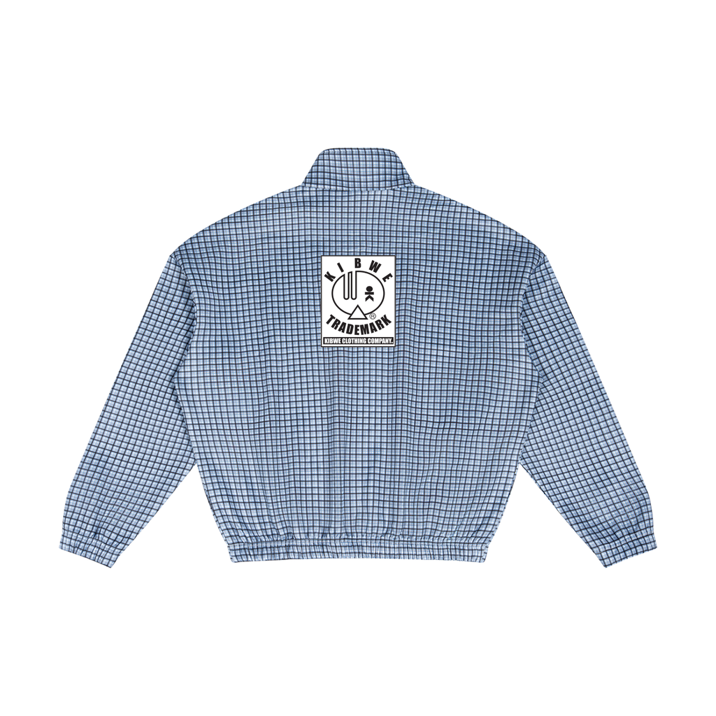 Unisex Plaid Quarter-Zip Sweatshirt
