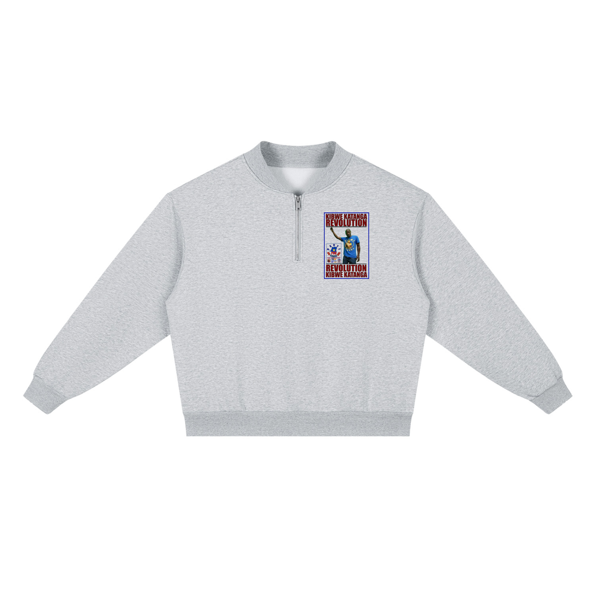 Unisex Vintage Wash Fleece Quarter Zip Sweatshirt