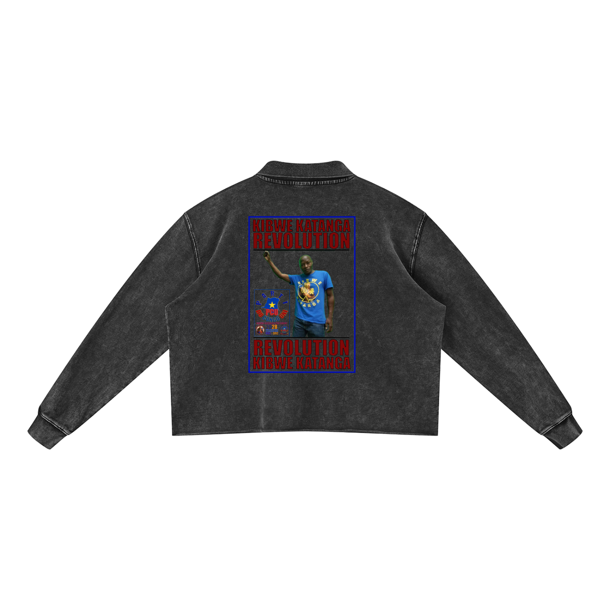 Unisex Mineral Wash Pullover Sweatshirt