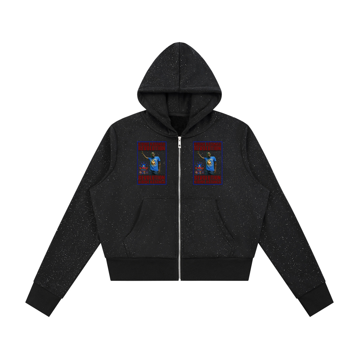 Women's Sparkles Fleece Full Zip Hoodie