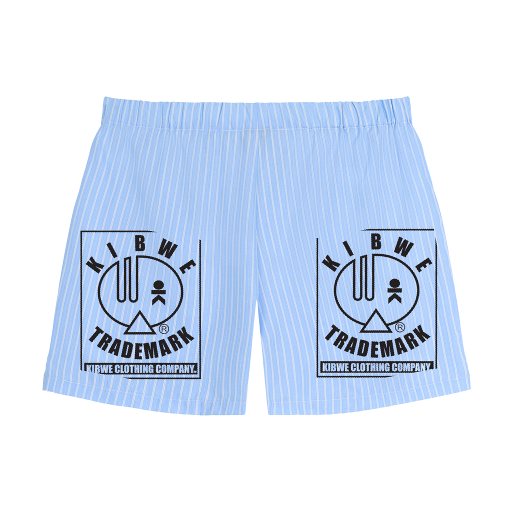 Striped Elastic Waist Shorts