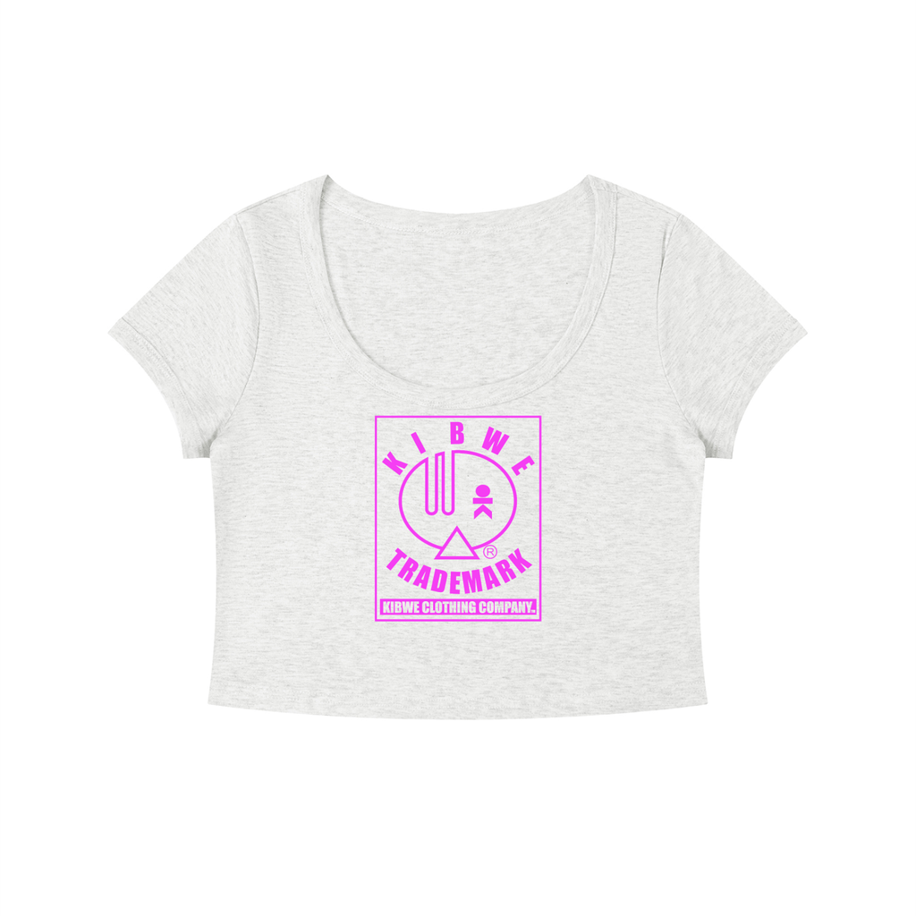 Women's Solid Color Slim Crop T-Shirt