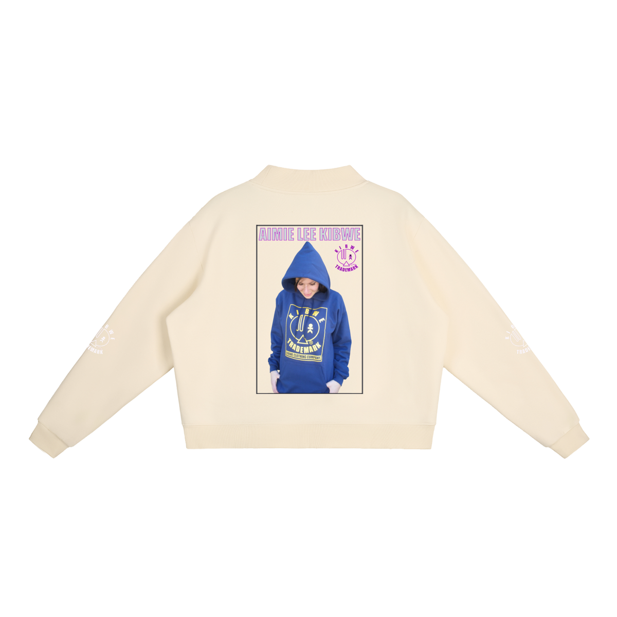 Essential Fleece Mock-Neck Crew Sweatshirt
