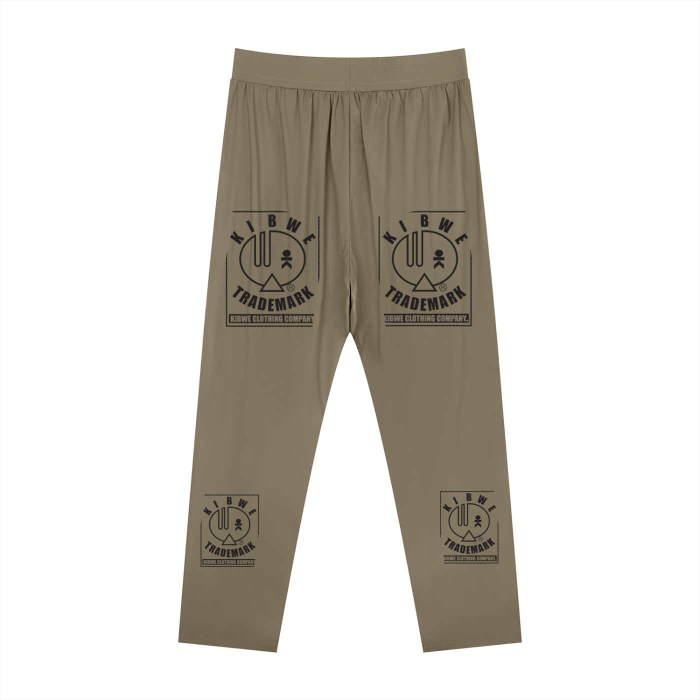 Men's Straight Leg Elastic Waist Pants