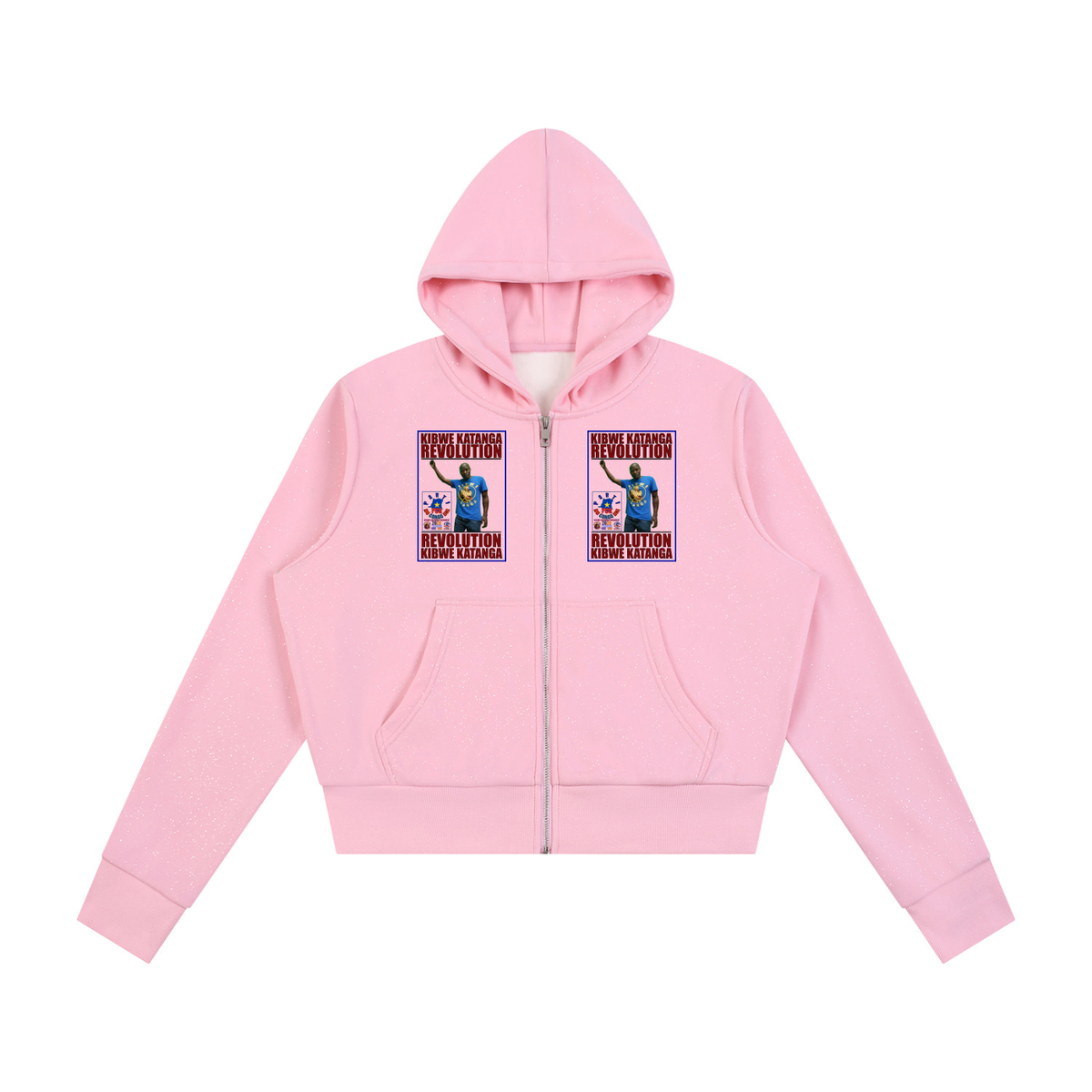 Women's Sparkles Fleece Full Zip Hoodie