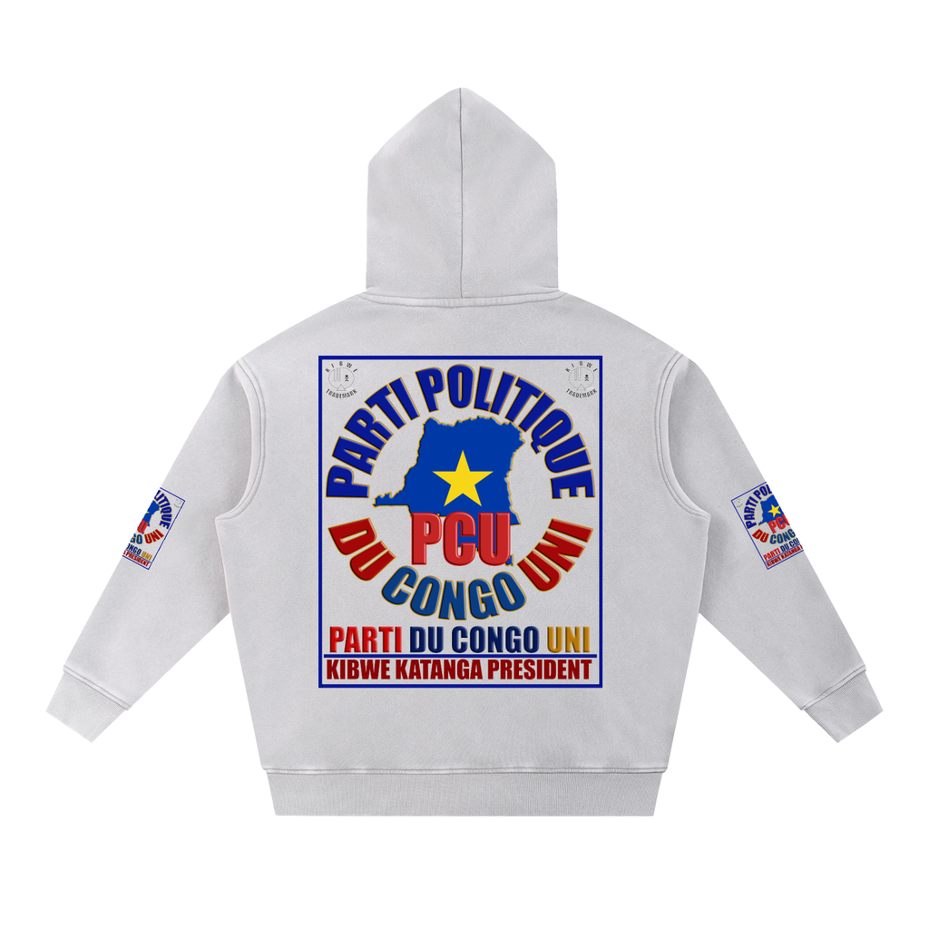 Snow Wash Fleece Oversize Hoodie