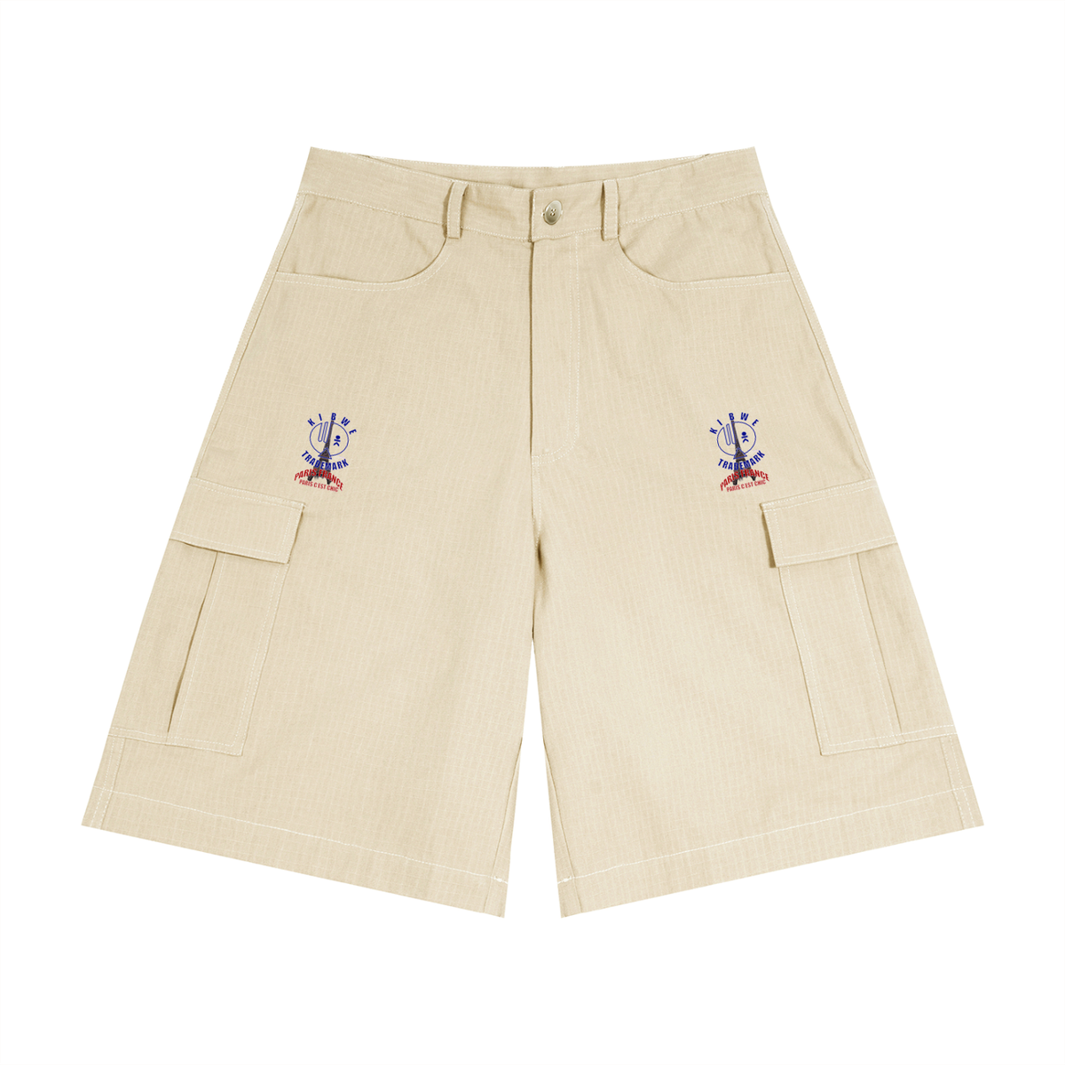 Unisex Woven Cargo Shorts