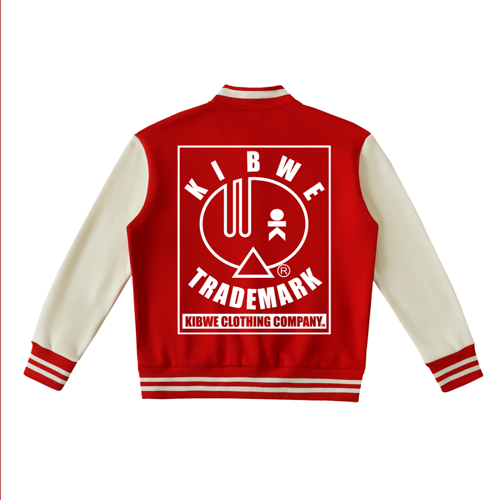 Two-Tone Fleeced Varsity Jacket