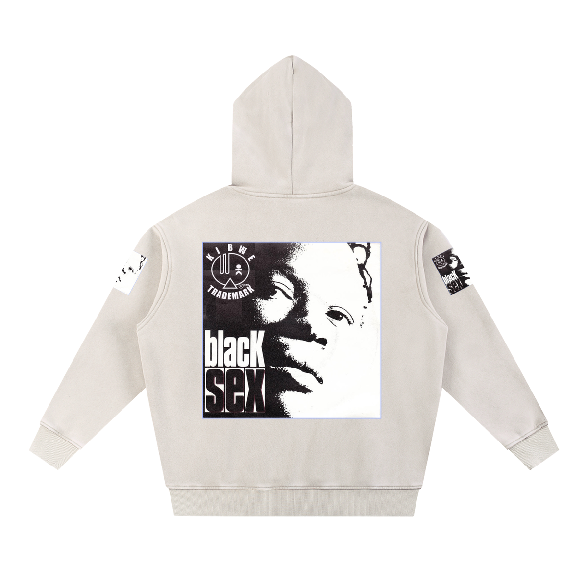 Snow Wash Fleece Oversize Hoodie