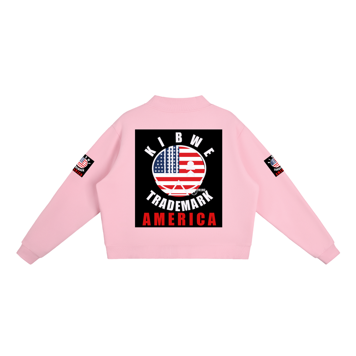 Essential Fleece Mock-Neck Crew Sweatshirt