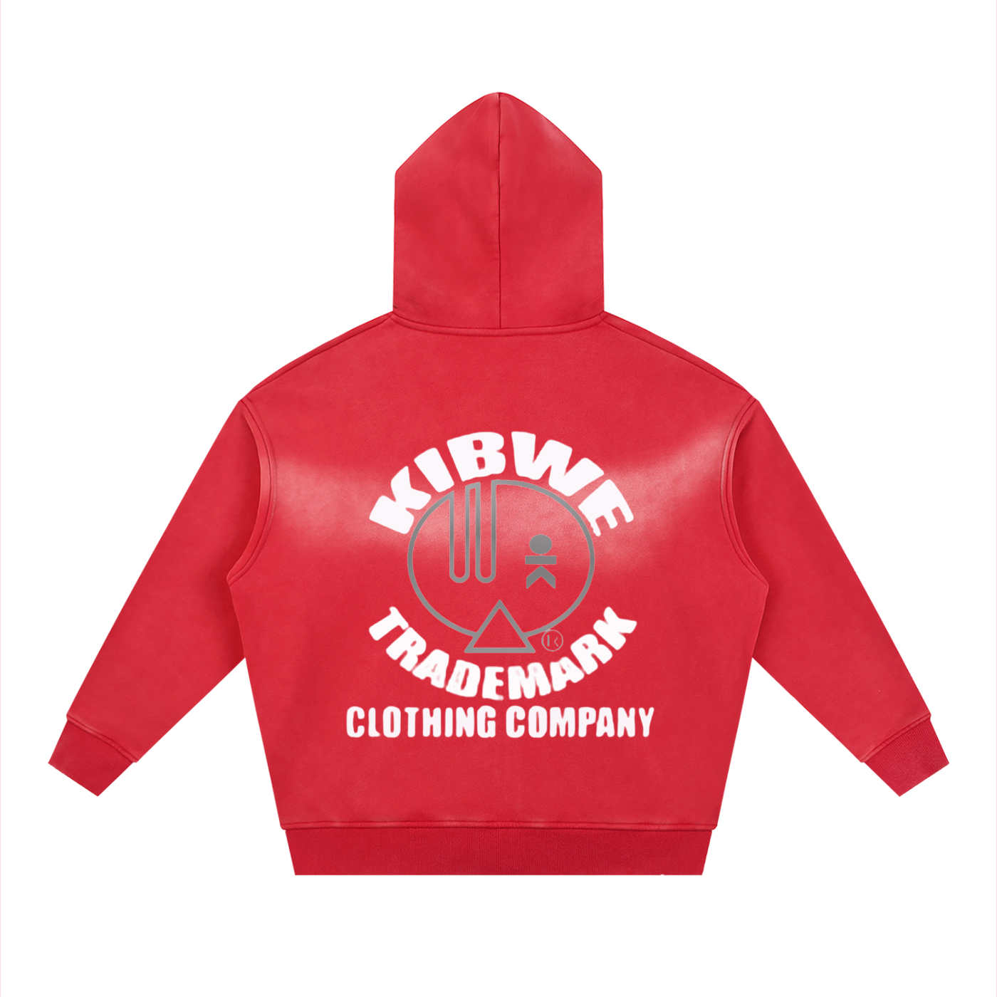 Sunfade Two-way Zipper Boxy Fleece Hoodie