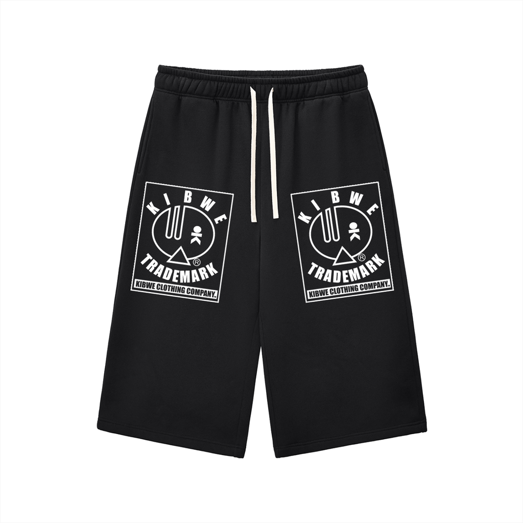 Relaxed Drawstring Three-quarter Sweatpants