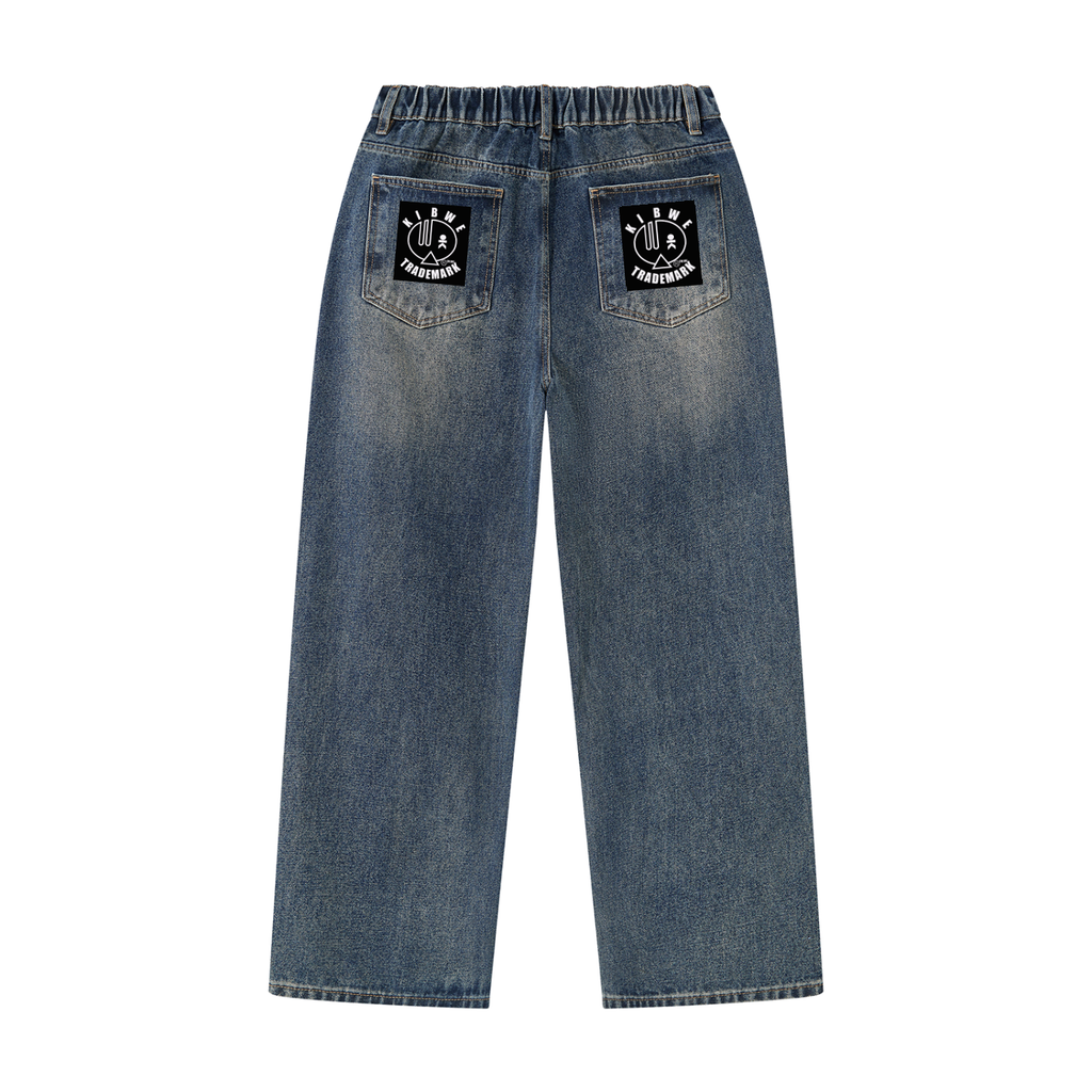 Men's Vintage Wash Denim Jeans