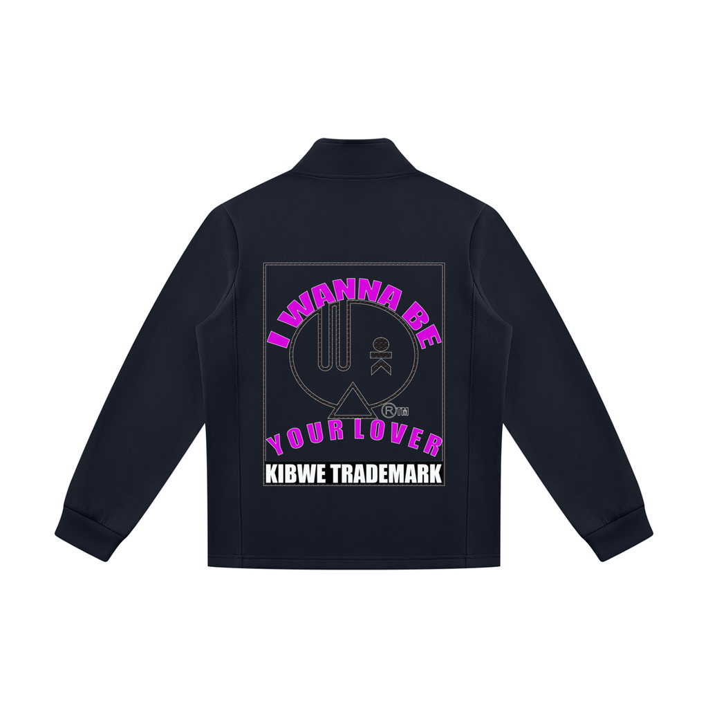 Unisex Stand Collar Track Jacket