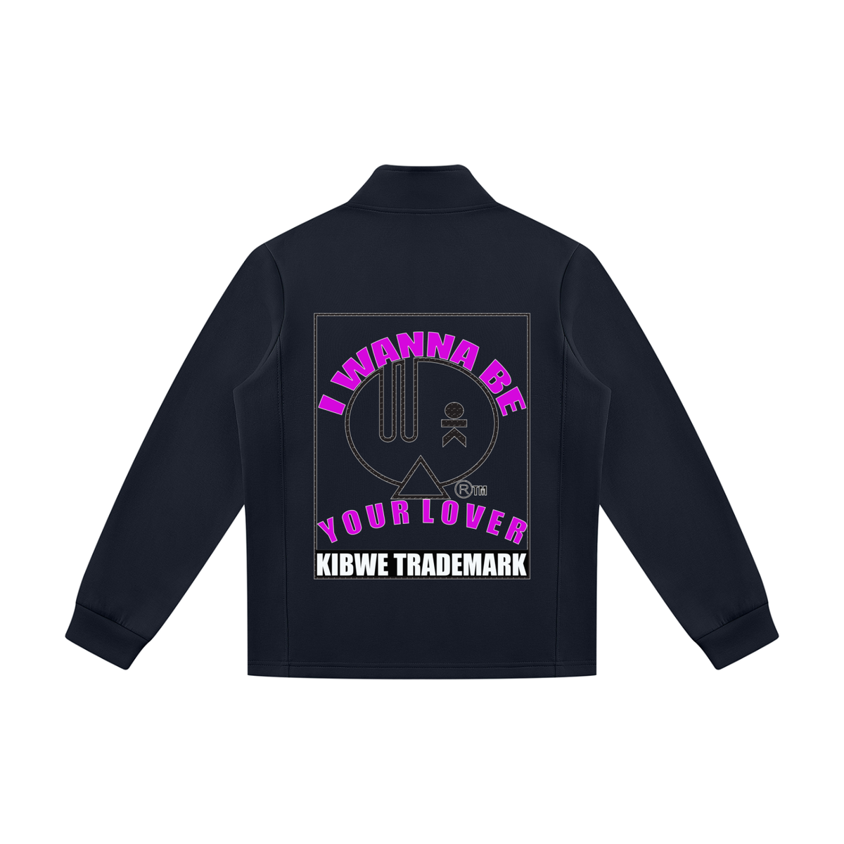 Unisex Stand Collar Track Jacket
