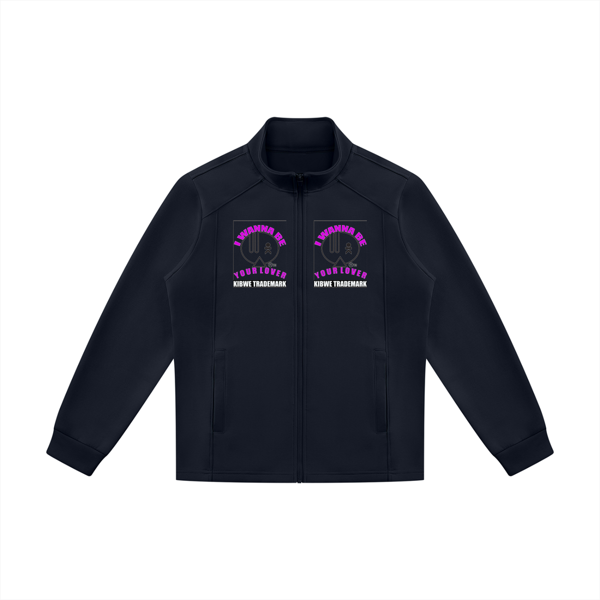 Unisex Stand Collar Track Jacket