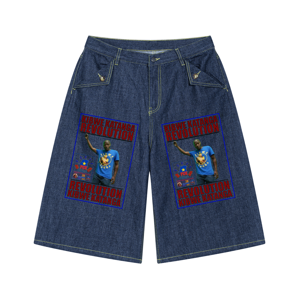 Men's Vintage Wash Denim Shorts