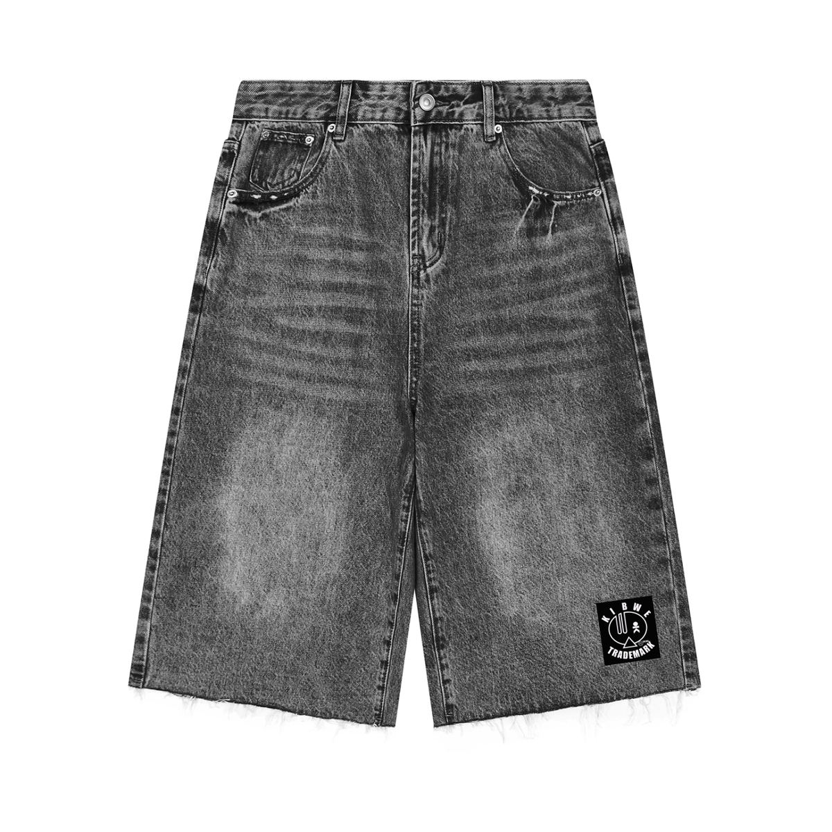 Men’s Vintage Wide Leg Denim Shorts