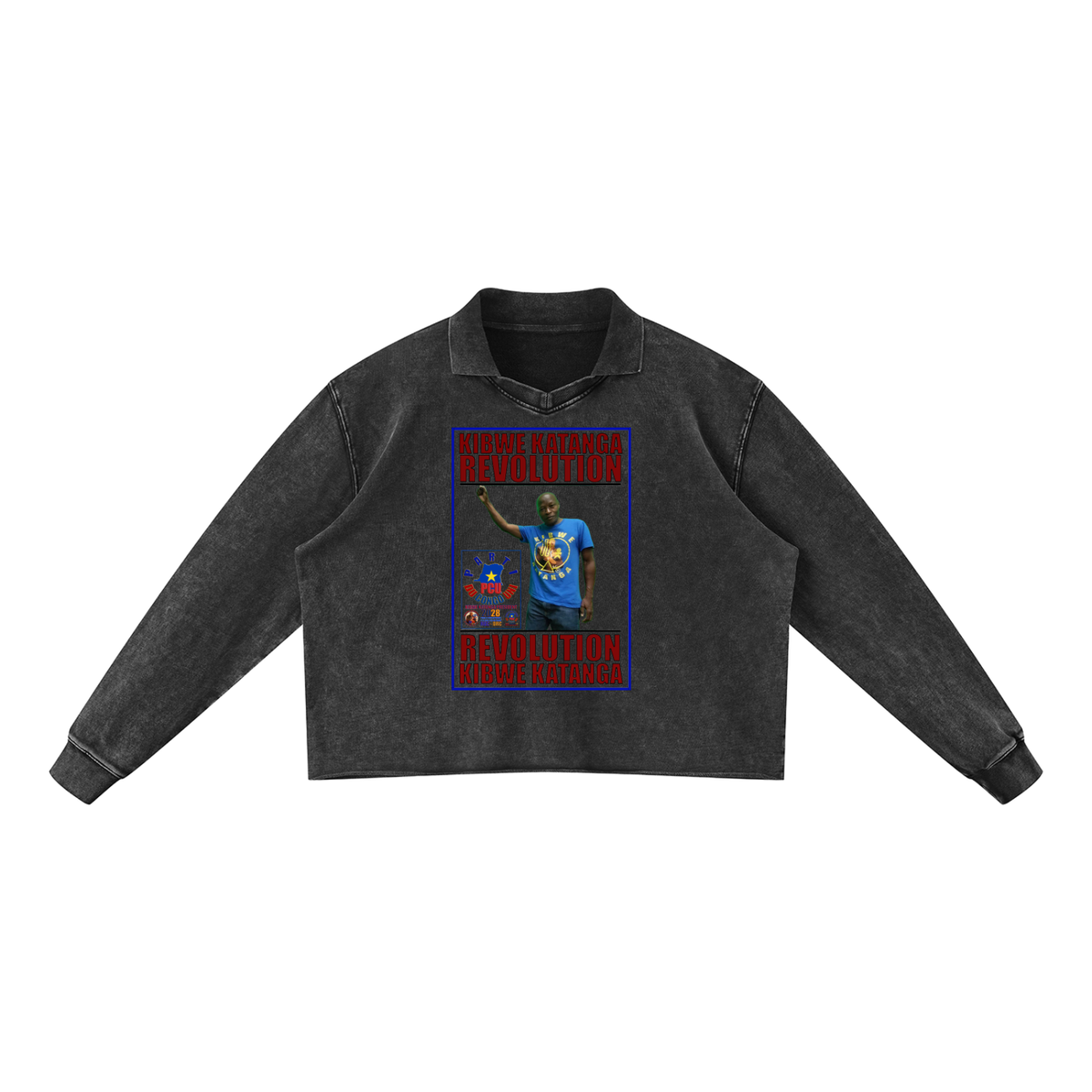 Unisex Mineral Wash Pullover Sweatshirt
