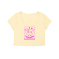 Women's Solid Color Slim Crop T-Shirt