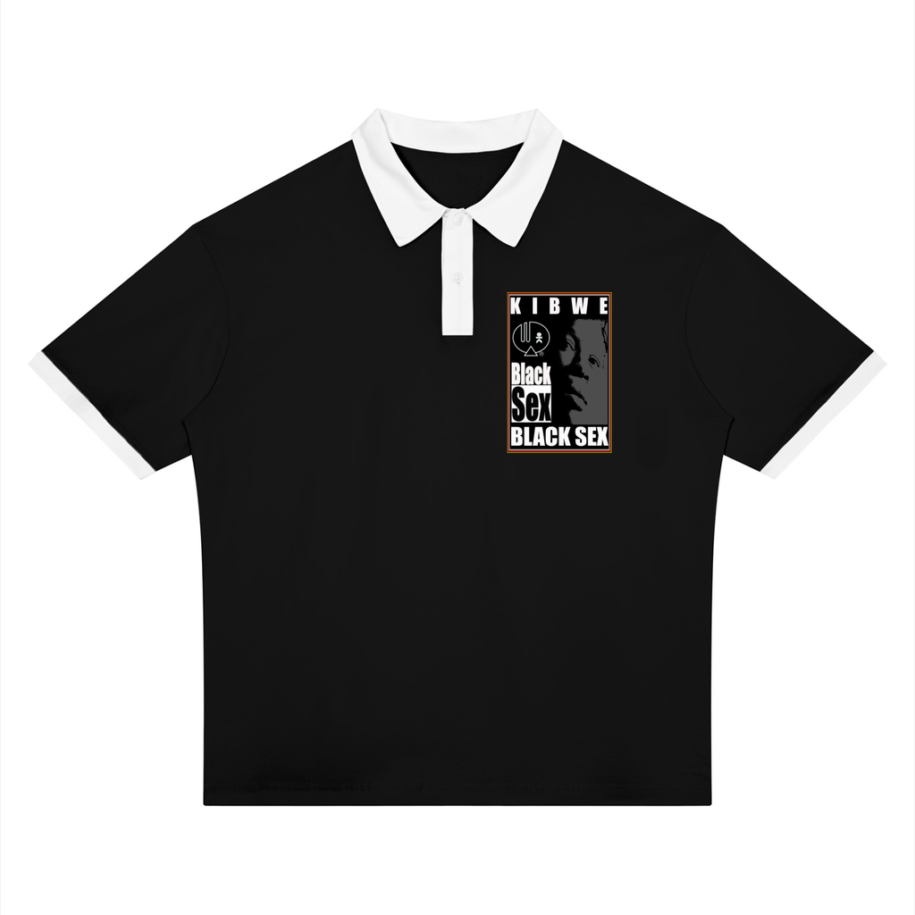 Unisex Color Block Polo Shirt