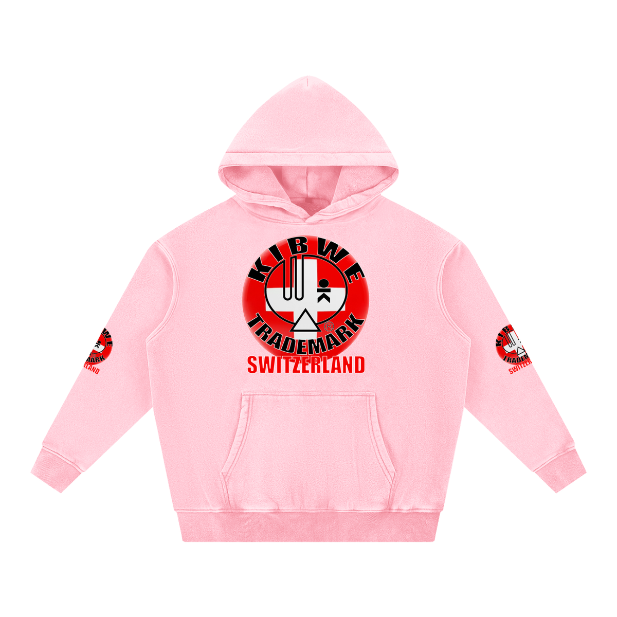 Snow Wash Fleece Oversize Hoodie
