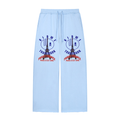 Women’s Wide Leg Raw Edge Sweatpants